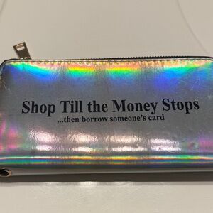 Holographic Wallet with Fun Quote
